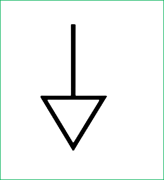 Simbol Listrik Chassis Ground