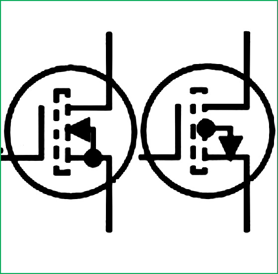 Simbol Listrik Enhancement Mosfet