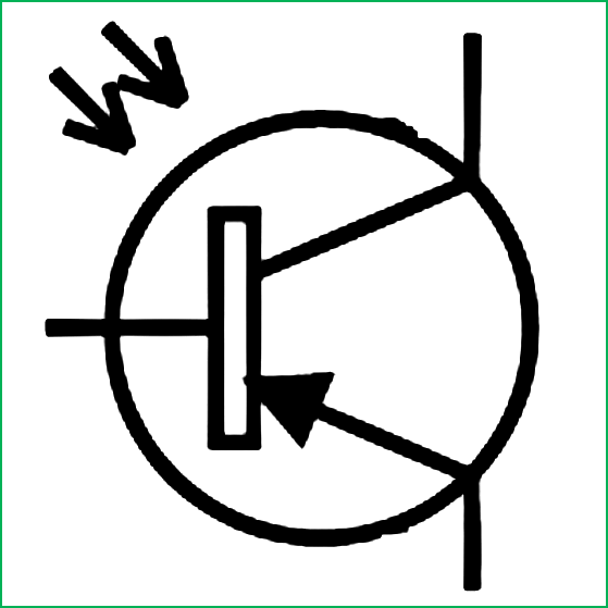 Simbol Listrik Phototransistor