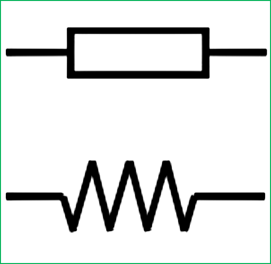 Simbol Listrik Resistor Tetap