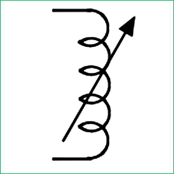 Simbol Listrik Variabel Induktor